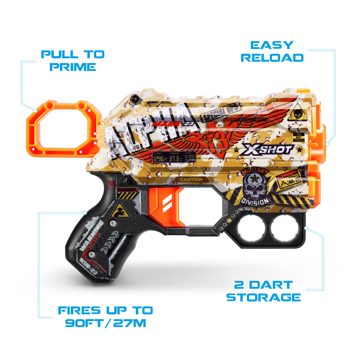 Xshot Skins Menace Blaster 4 Pack