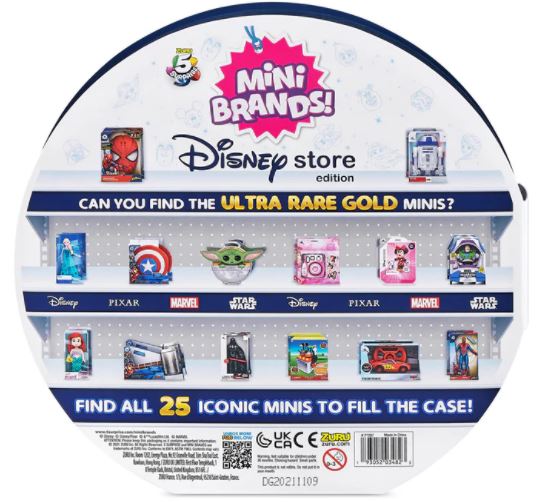 5 Surprise Disney Store Series 1 Collector Case