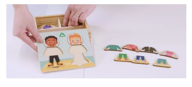 Early Learning Centre Wooden Dress Up Puzzle