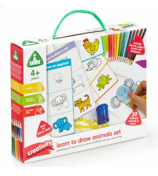 Early Learning Centre Learn To Draw Animals Craft Set