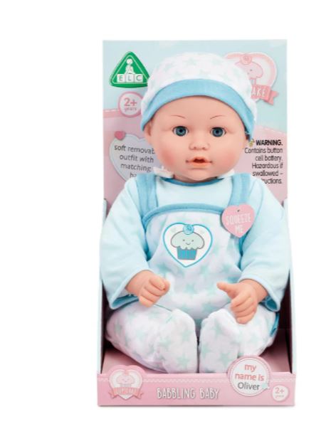 Early Learning Centre Cupcake Babbling Baby Oliver Doll