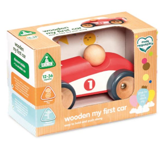 Early Learning Centre My First Wooden Red Car