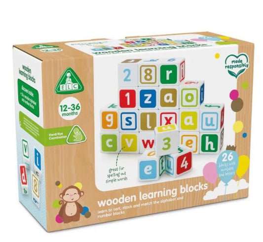Early Learning Centre Wooden Learning Blocks