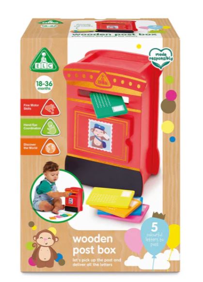 Early Learning Centre Wooden Post Box V2