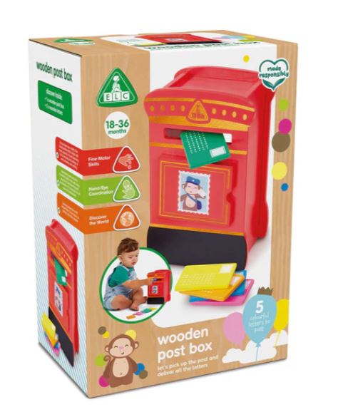 Early Learning Centre Wooden Post Box V2