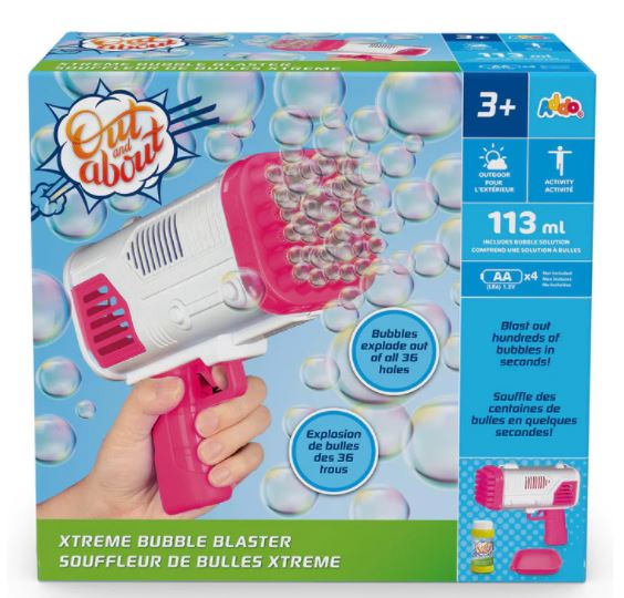 Out And About Bubble X Blaster Pink