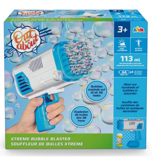 Out And About Bubble Xtreme Blaster Blue