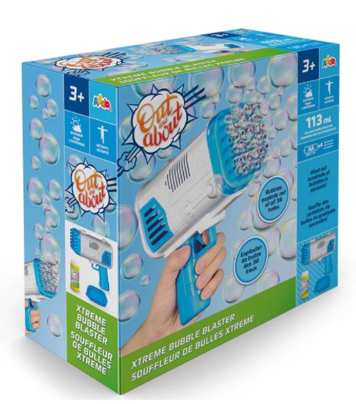 Out And About Bubble Xtreme Blaster Blue