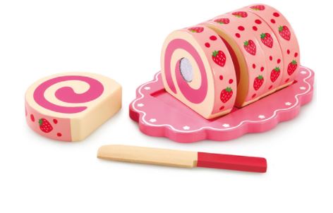 Early Learning Centre Wooden Strawberry Swiss Roll