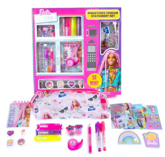 Barbie Mini Vending Stationery Set