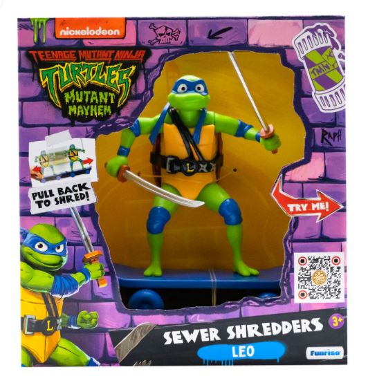 Teenage Mutant Ninja Turtles Movie Sewer Shredders-Leonardo