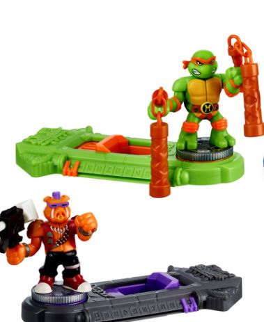 Akedo Teenage Mutant Ninja Turtles S1 Versus Pack - Michelangelo Vs Bebop