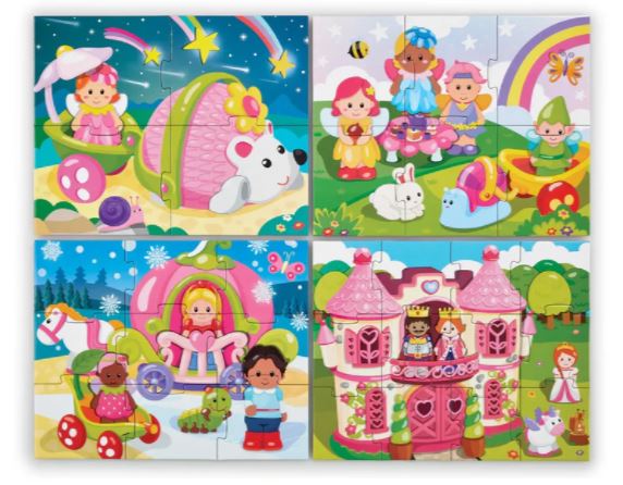Early Learning Centre Happyland 4 In 1 Fairytale Puzzles