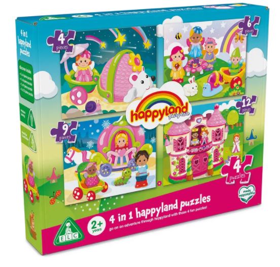 Early Learning Centre Happyland 4 In 1 Fairytale Puzzles