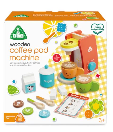 Early Learning Centre Wooden Coffee Pod Machine