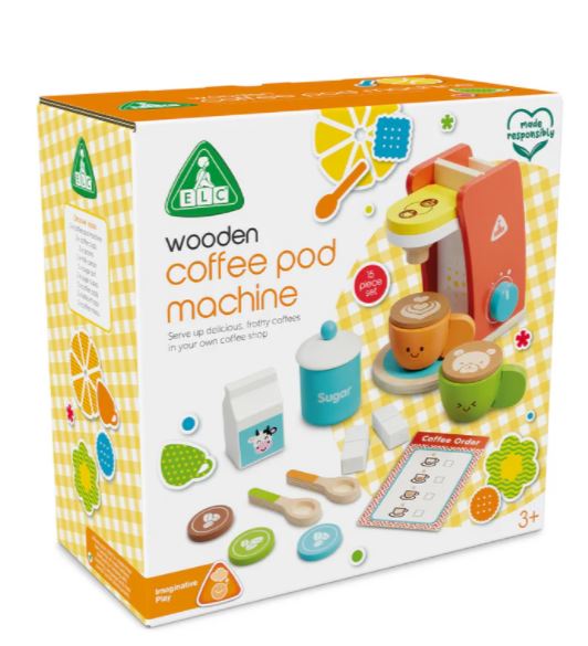 Early Learning Centre Wooden Coffee Pod Machine