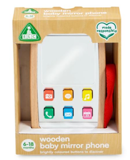 Early Learning Centre Wooden Baby Phone