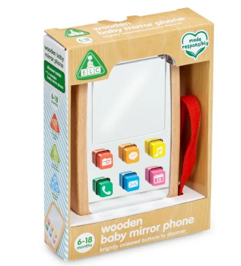 Early Learning Centre Wooden Baby Phone