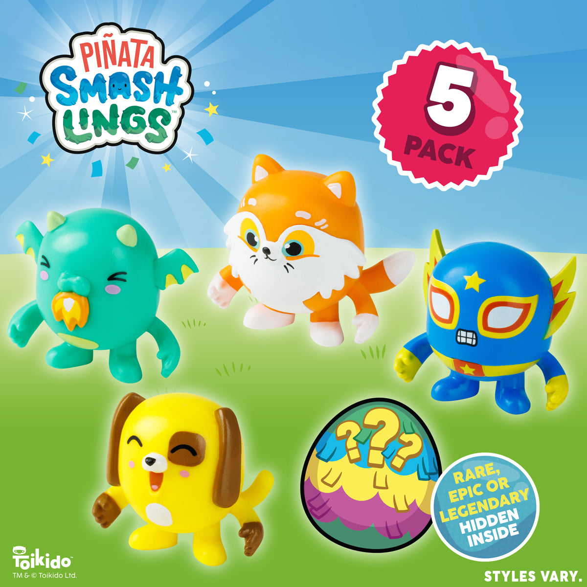 Pinata Smashlings 5 Pack Figures