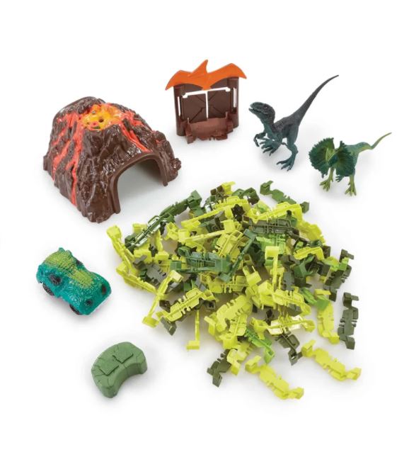 Totally Tracks Dino Jurassic Volcanic Adventure Set 96Pcs