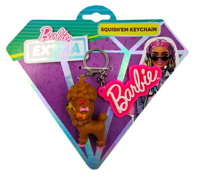 Barbie Squishy Keyring Assortment
