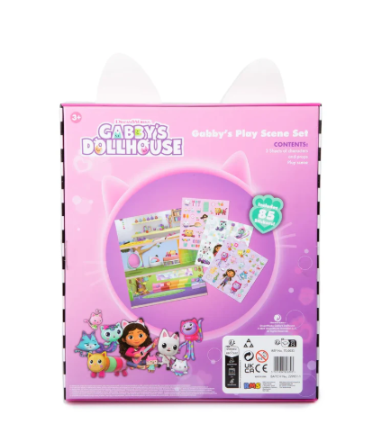 Gabby Dollhouse Play Scene Set