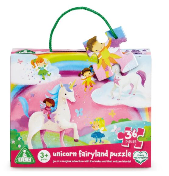 Early Learning Centre Unicorn Fairyland Jigsaw Puzzle 36 Pieces