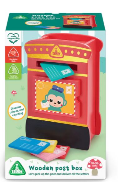 Early Learning Centre Wooden Post Box Playset