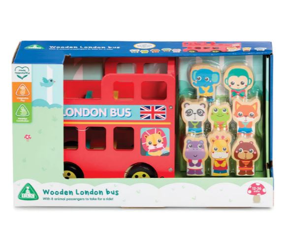 Early Learning Centre Wooden Double Decker Bus