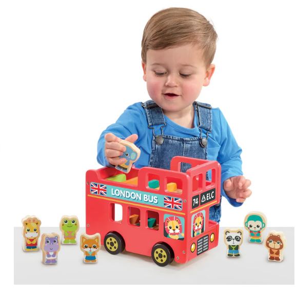 Early Learning Centre Wooden Double Decker Bus
