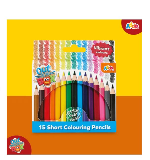 Out Of The Box Mini Colour Pencils 15Pk
