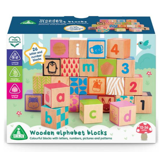 Early Learning Centre Wooden Alphabet Blocks V2