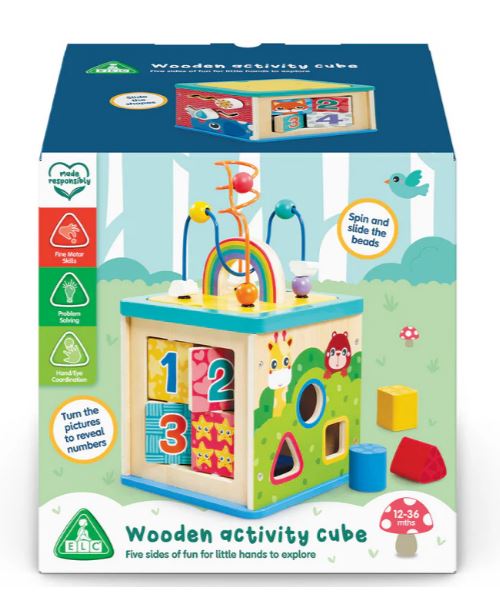 Early Learning Centre Wooden Activity Cube V2