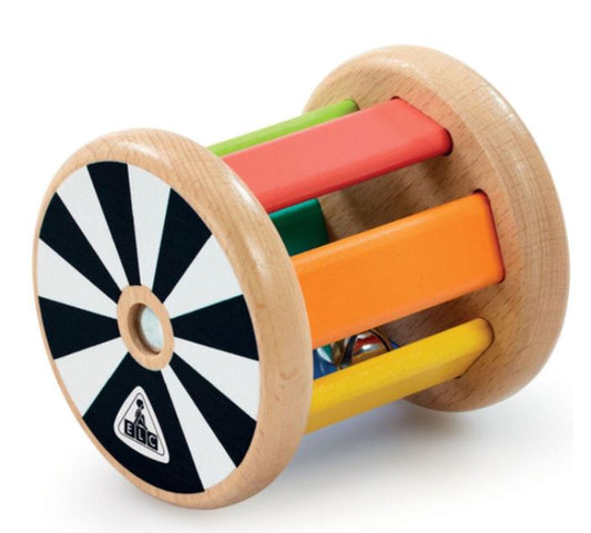 Early Learning Centre Wooden Jingle & Roll Rattle