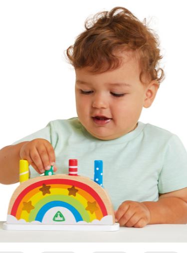 Early Learning Centre Wooden Pop Up Rainbow V2