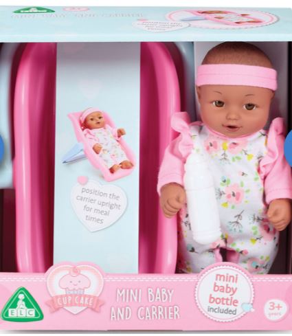 Cupcake Mini Baby Doll & Carrier Playset