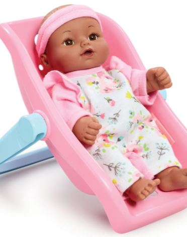 Cupcake Mini Baby Doll & Carrier Playset
