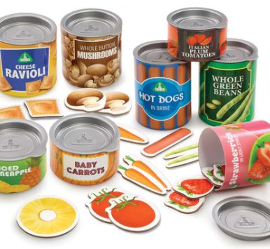 Counting Foods Cans
