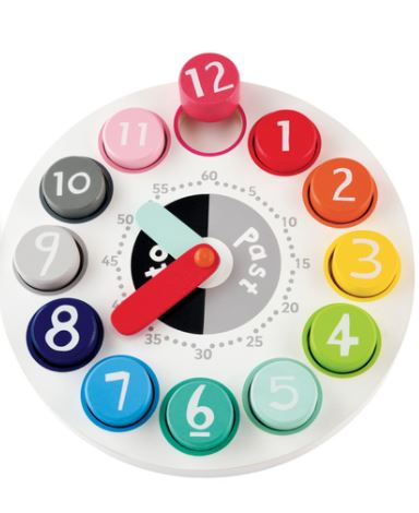 Early Learning Centre Wooden Teaching Clock