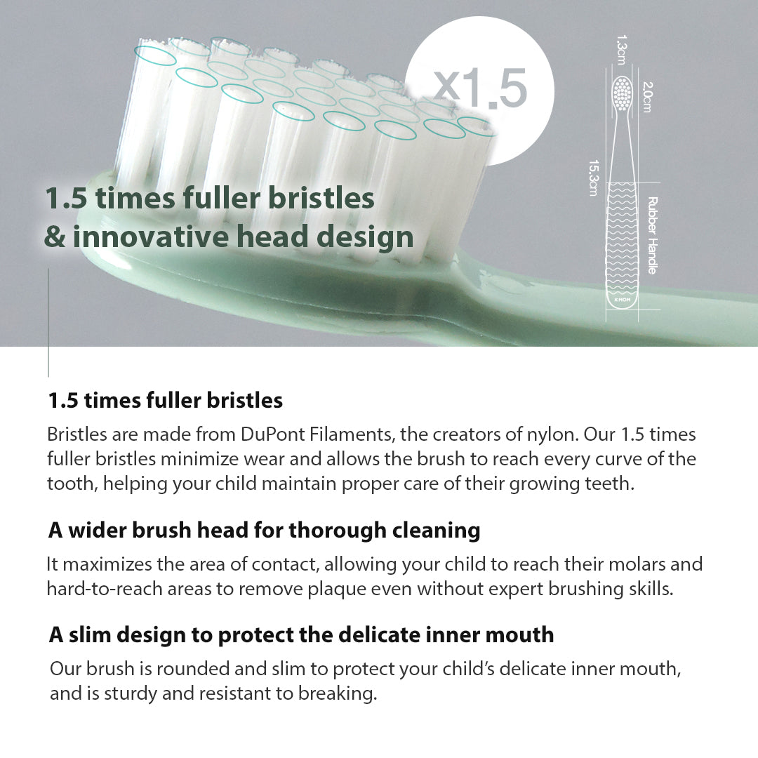 K-Mom Kids Toothbrush 6Pc Step 2 (5-8Years)