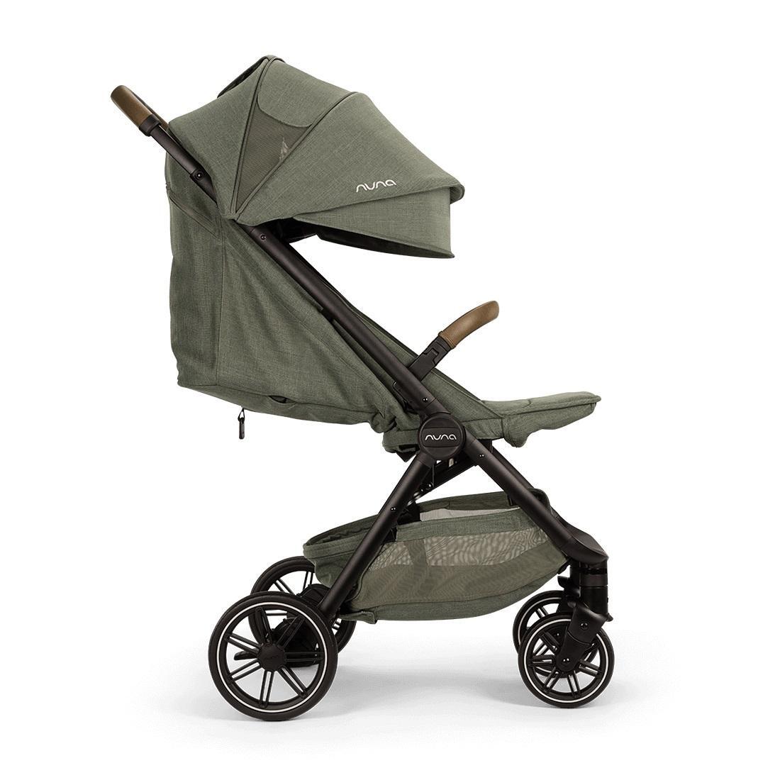 Nuna Trvl Lx Compact Stroller With Raincover & Travel Bag (Pine)