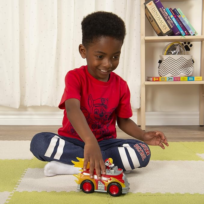 Paw Patrol Mighty Pups Super Paws Marshall Deluxe Vehicle