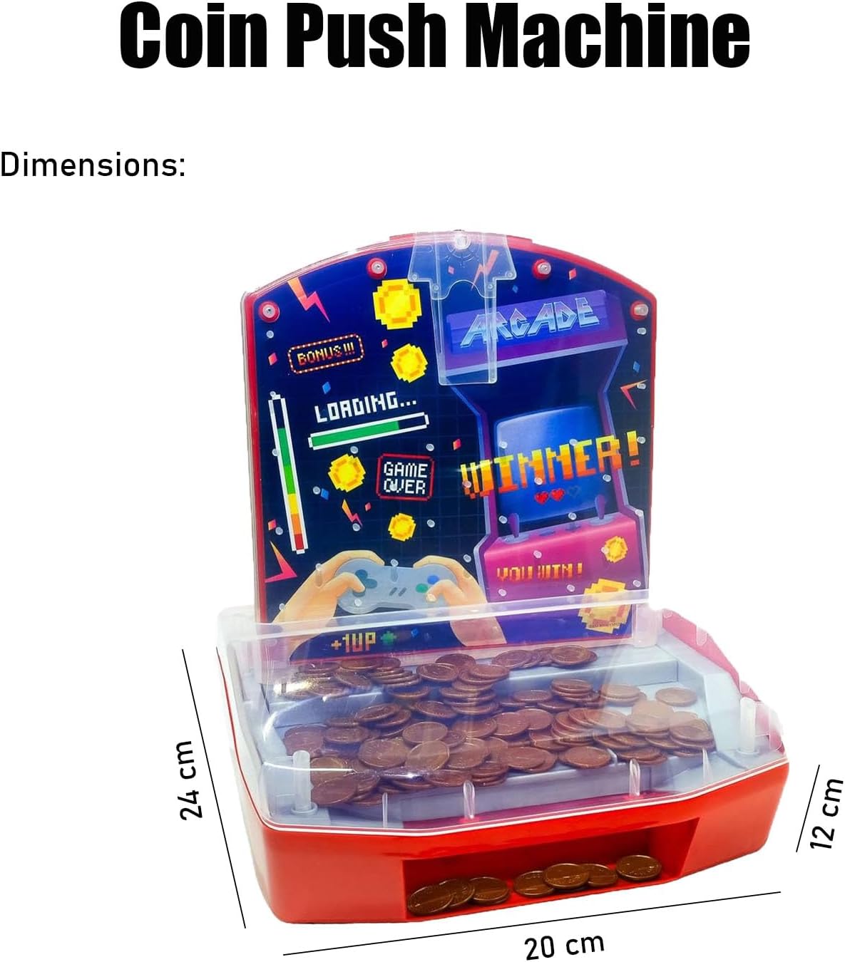 Play & Win Coin Drop Amusement Game