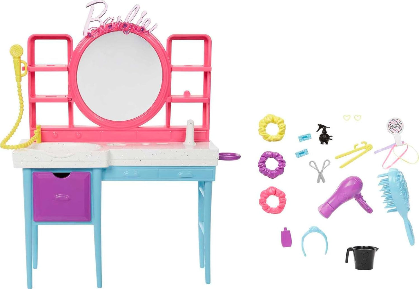 Barbie Doll & Hair Salon Playset