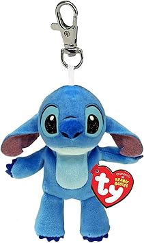 Ty Beanie Babies Disney Stitch Musical Soft Toy Keyring