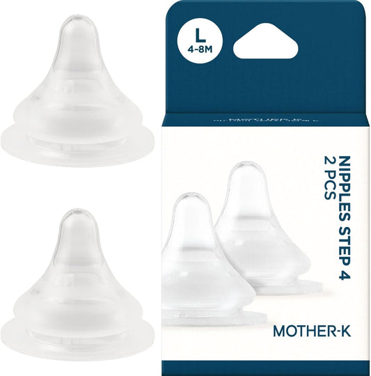 Mother-K Nipples Step-4 Large (4-8 Months)