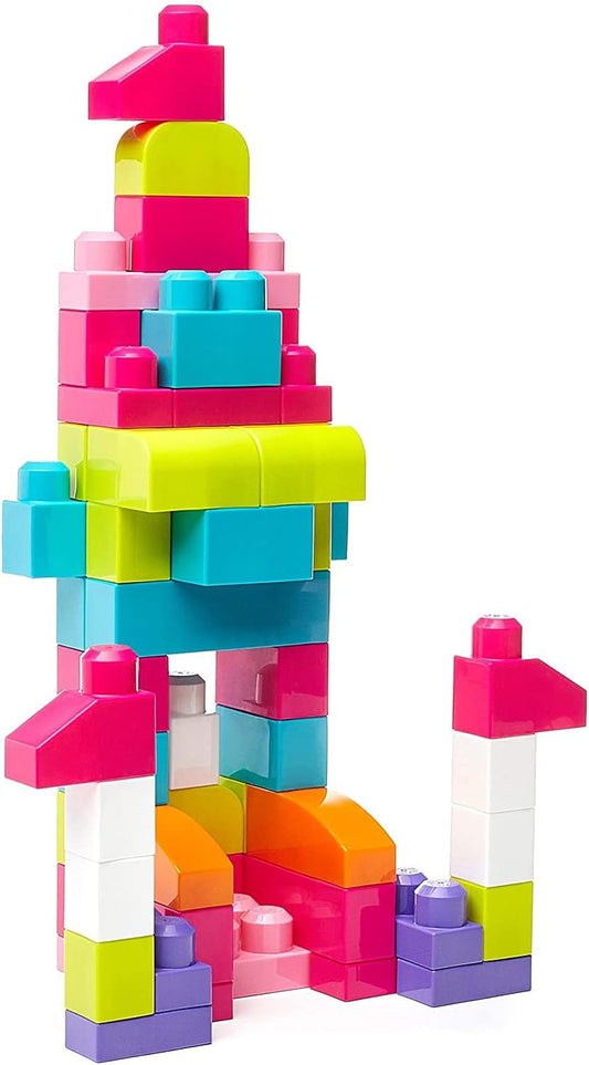 Mega Bloks First Builders Big Building Bag 60Pc Pink