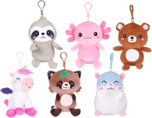 Kawaii Kuties 12Cm Bag Clip Soft Toy Assortment