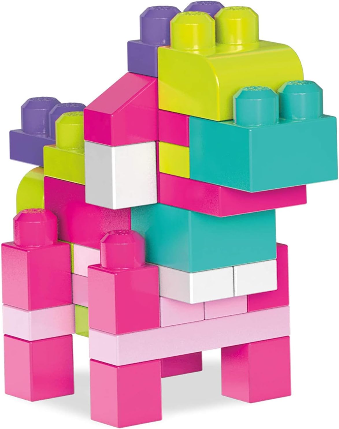 Mega Bloks First Builders Big Building Bag 60Pc Pink