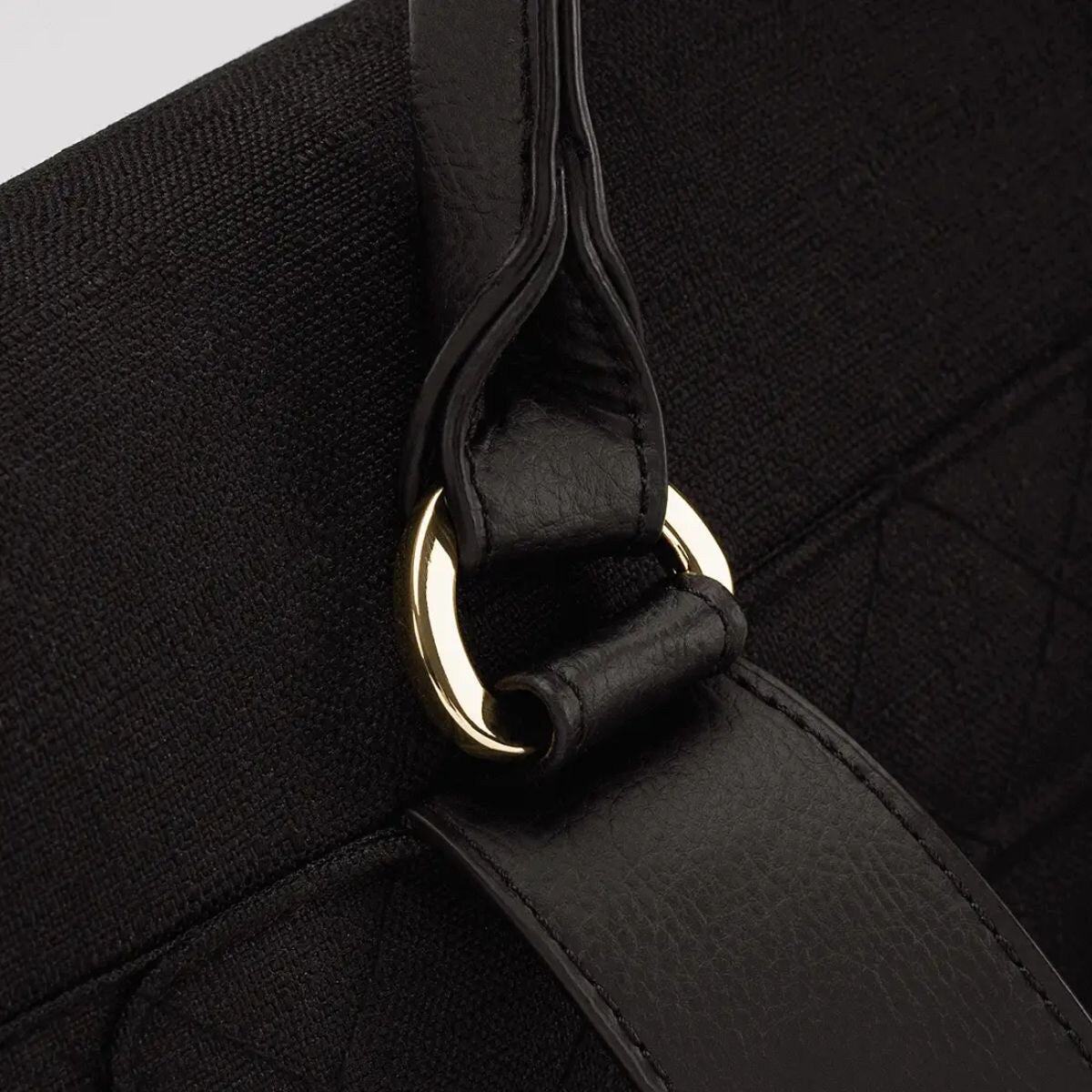 Nuna Diaper Bag With Pad & Bottle Caviar